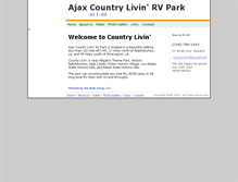 Tablet Screenshot of ajaxcountrylivinrv.com